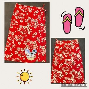 Disney NWT woman’s Hawaiian Wrap/ Sarong XS 2/4